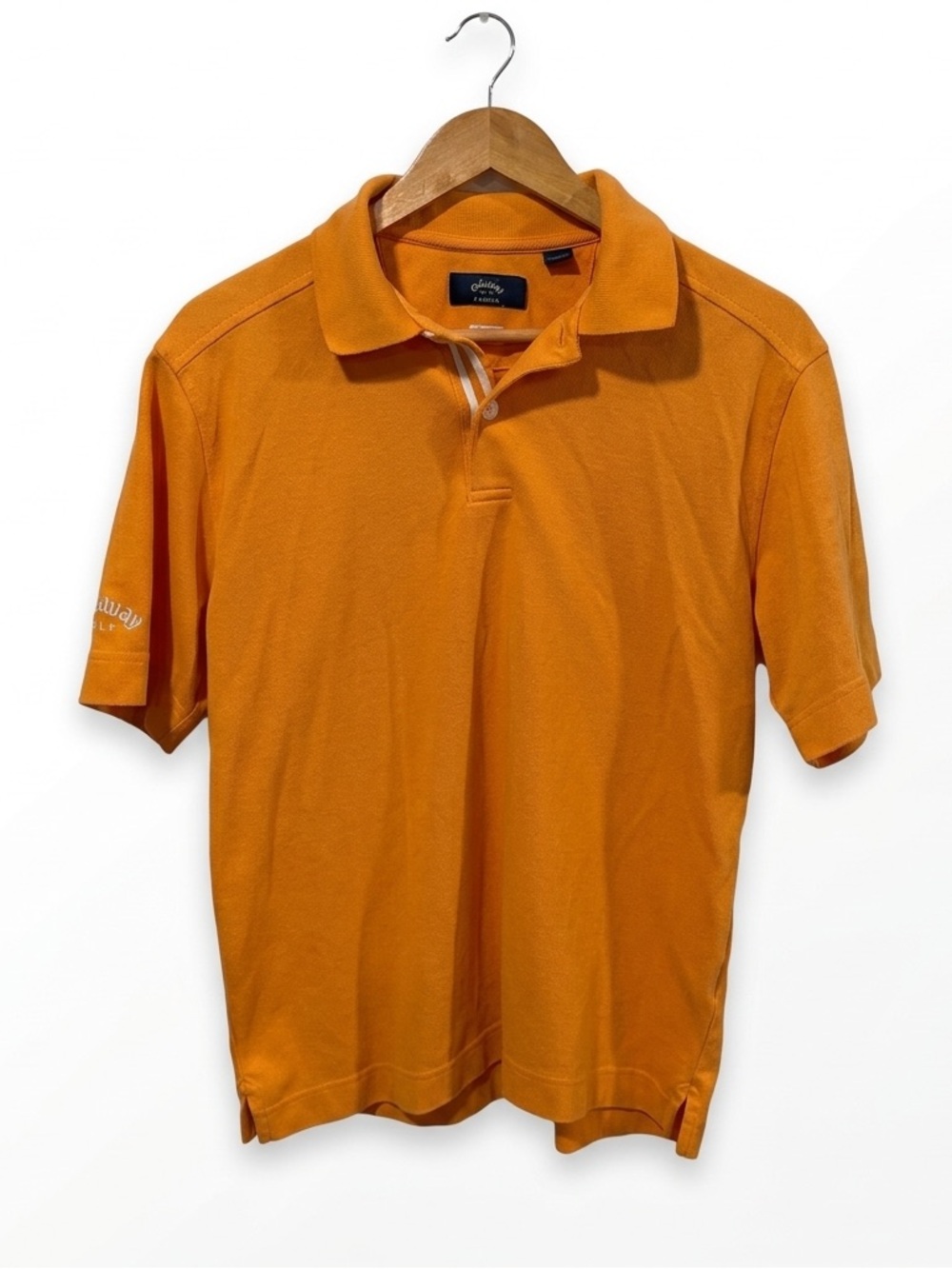 Callaway Vibrant Orange Men's Polo Shirt Size Small